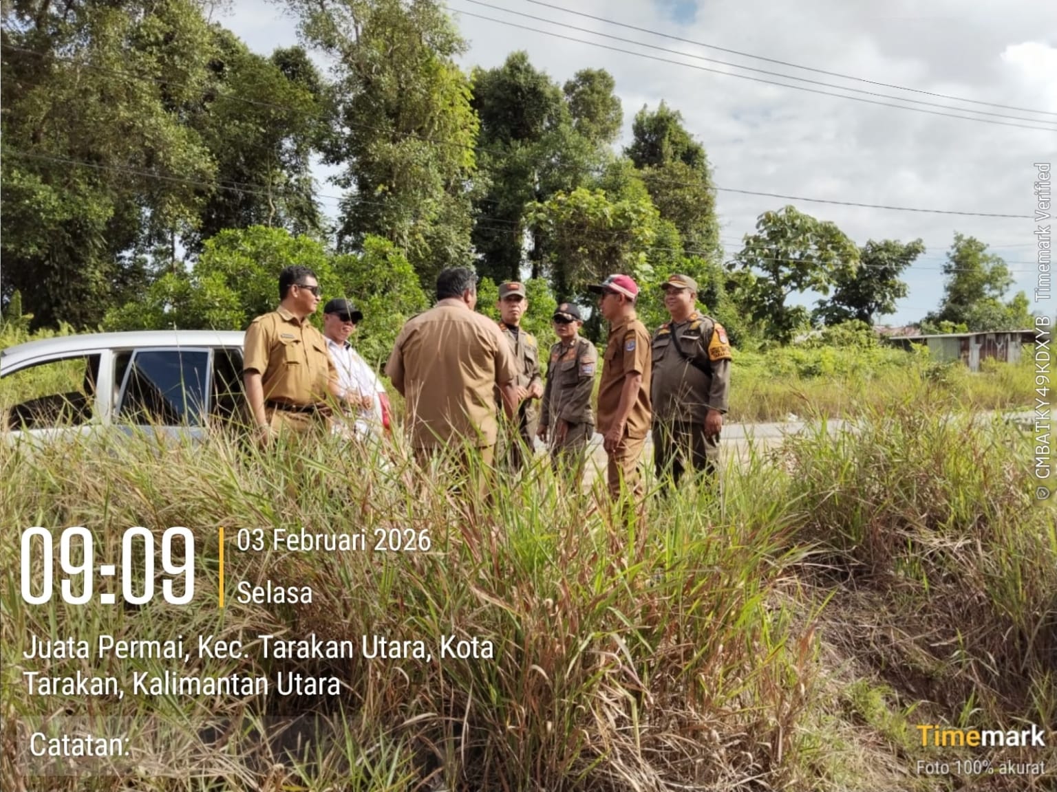 Pemantauan Perambahan dan Pembakaran Lahan Hutan Lindung Aset Milik Pemerintah Kota Tarakan Oleh Oknum Masyarakat